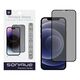 Privacy Glass Sonique Premium Series HD Full Cover 9H Apple iPhone 12 / iPhone 12 Pro Μαύρο 5210312048071