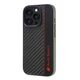 Original Case IPHONE 16 PRO Audi Carbon Fiber Stripe (AUS-TPUPCIP16P-R8/D1-BK) black 6955250227896