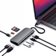 Satechi USB-C Multimedia Adapter USB-C PD, 3x USB-A, HDMI 4K, micro/SD card reader STH70 879961007317