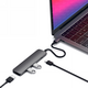 Satechi Aluminium Adapter Slim USB-C (USB-C, 4K HDMI, 2x USB-A) Space Gray STH6 879961006600