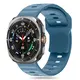 Tech-Protect Silicone Line Samsung Galaxy Watch Ultra 47mm Montego Blue THP3194 5906302376452