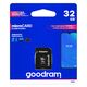 GOODRAM Memory MicroSD Card - 32GB with adapter UHS I CLASS 10 100MB/s 5908267930144