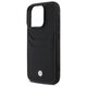 BMW case for iPhone 16 Pro Max 6,9&quot; BMHCP16X22RSEPK Hardcase Sign Leather Cardslot black 3666339349813