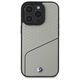 Original Case IPHONE 16 PRO MAX BMW Hardcase Signature Leather Textured & Line MagSafe (BMHMP16X23RDCLG) gray 3666339323356