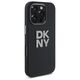 Original Case IPHONE 16 PRO DKNY Hardcase Liquid Silicone Metal Logo (DKHCP16LSMCBSK) black 3666339334727