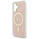 Original Case IPHONE 16 PLUS Guess Hardcase IML 4G MagSafe (GUHMP16MH4STP) pink 3666339342050