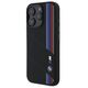 Original Case IPHONE 16 PRO BMW Hardcase Silicone Cut Tricolor Lines MagSafe (BMHMP16L23SCUK) black 3666339325145