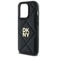 Original Case IPHONE 14 PRO DKNY Quilted Stack Logo (DKHCP14LPQDSLK) black 3666339260934