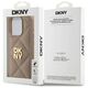 Original Case IPHONE 15 PRO MAX DKNY Quilted Stack Logo (DKHCP15XPQDSLE) beige 3666339261122