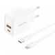 Foneng Charger Foneng EU56 1xUSB-A, 1xUSB-C, 20W (White) + cable USB-A to Lightning 070063  EU56 Type-C to iPhon έως και 12 άτοκες δόσεις 6970462510406