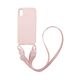 Θήκη Σιλικόνης με Strap CarryHang Sonique Apple iPhone X / iPhone XS Ροζ 5201101704162