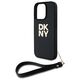 DKNY HC PU Wrist Strap and Stack Logo case for iPhone 16 Pro Max 6,9&quot; black 3666339334574