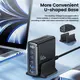 Tech-Protect DC140W-GAN 5-port 2xUSB-A, 3xUSB-C Desktop Charger PD140W / QC3.0 Black