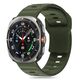 Strap for SAMSUNG GALAXY WATCH ULTRA (47MM) Tech-Protect Silicone Olive green 5906302376445