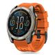 Strap for GARMIN FENIX 5S / 5S PLUS / 6S / 6S PRO / 7S / 8 (43MM) Tech-Protect Silicone orange 5906302377299