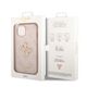 Guess Case for iPhone 14 - Guess Leather 4G Metal Logo (GUHCP14S4GMGPI) - Pink 3666339088781 έως 12 άτοκες Δόσεις