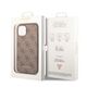 Guess Case for iPhone 14 - Guess Hardcase 4G (GUHCP14SG4GFBR) - Brown 3666339094072 έως 12 άτοκες Δόσεις