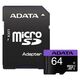 Adata MicroSDXC 64GB Memory Card - Adata (AUSDX64GUICL10-RA1) - Black 4713435796849 έως 12 άτοκες Δόσεις