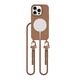 Case IPHONE 15 PRO Tech-Protect Magnecklace MagSafe Chocolate Brown 5906302313143