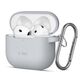 Case for APPLE AIRPODS 4 Tech-Protect Silicone Hook Crayon Grey 5906302370061