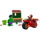 LEGO Super Heroes Marvel Iron Man z motocyklem i Hulk (76287)