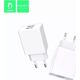 Ładowarka Vega ŁADOWARKA SIECIOWA 2.1A 10W  BIAŁA DENMEN 2100mA 2xUSB DC02 + KABEL TYP-C WHITE>