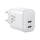 Joyroom JR-TCF12 wall charger 2xUSB-C 20W PD / QC 3.0 white