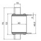 Eti-Polam Wkładka topikowa WT-00C/gG Kombi NH00C 160A gG 500V 125A K 004181216 3111871 3838895905608