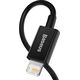 Kabel USB Baseus USB-A - Lightning 1 m Czarny (BSU2660BLK) 8434540 6953156205406