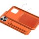 Hurtel Card Case silikonowe etui portfel z kieszonką na kartę dokumenty do iPhone 13 mini pomarańczowy 9599151 9145576228289