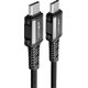 Kabel USB Acefast USB-C - USB-C 1.2 m Czarny (6974316280521) 10016416 6974316280521