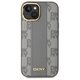 DKNY IPhone 15 Plus Pouch - DKNY Leather Checkered Mono Pattern MagSafe (DKHMP15MPCPVSLE) - Beige 3666339259983 έως 12 άτοκες Δόσεις