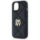 DKNY IPhone 15 Case - DKNY Leather Quilted Stack Logo (DKHCP15SPQQDSLK) - Black 3666339260958 έως 12 άτοκες Δόσεις