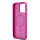 DKNY IPhone 15 Pro Max Case - DKNY Leather Monogram Pattern Metal Logo MagSafe (DKHMP15XPSHRPSP) - Pink 3666339261962 έως 12 άτοκες Δόσεις