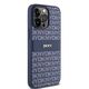 DKNY IPhone 15 Pro Max Case - DKNY Leather Mono Stripe & Metal Logo (DKHCP15XPRTHSLB) - Blue 3666339260842 έως 12 άτοκες Δόσεις