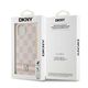 DKNY IPhone 15 Plus Case - DKNY Leather Checkered Mono Pattern & Printed Stripes (DKHCP15MPCPTSSP) - Pink 3666339263621 έως 12 άτοκες Δόσεις