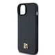 DKNY IPhone 15 iPhone Case - DKNY Leather Pattern Metal Logo MagSafe (DKHMP15SPSHRPSK) - Black 3666339261511 έως 12 άτοκες Δόσεις