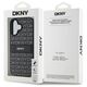 DKNY IPhone 16 Hardcase - DKNY Leather Hardcase Texture Pattern Tonal Stripe (DKHCP16SPRTHSLK) - Black 3666339333300 έως 12 άτοκες Δόσεις