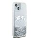 DKNY Case for iPhone 15 - DKNY Hardcase Liquid Glitter Big Logo (DKHCP15SLSLBNAET) - White 3666339270896 έως 12 άτοκες Δόσεις