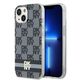 DKNY IPhone 15 Plus Case - DKNY IML Checkered Mono Pattern & Printed Stripes MagSafe (DKHMP15MHCPTSK) - Black 3666339269364 έως 12 άτοκες Δόσεις