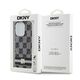 DKNY IPhone 15 Pro Case - DKNY IML Checkered Mono Pattern & Printed Stripes MagSafe (DKHMP15LHCPTSK) - Black 3666339269371 έως 12 άτοκες Δόσεις