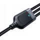 Kabel USB Joyroom USB-A - USB-C + microUSB + Lightning 0.3 m Czarny (JYR787)