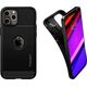 Spigen Spigen Etui do telefonu Rugged Armor do iPhone 12/ 12 Pro 6.1 Matte Black uniwersalny