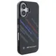 BMW BMHCP16S23HTRAK Apple iPhone 16 hardcase Motorsport IML Random Stripes black