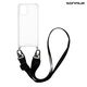 Θήκη Σιλικόνης με Strap Sonique Armor Clear Motorola Moto G13 4G / Moto G23 4G / Moto G53 5G Μαύρο 5210312076043