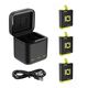 Telesin 3-slot charger box for GoPro Hero 9 / Hero 10 + 3 batteries (GP-BNC-902-B) 6972860179797