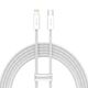 USB-C cable for Lightning Baseus Dynamic Series, 20W, 2m (white) 6932172601935