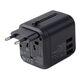 Choetech PD5008 travel charger 3xUSB-A, 1xUSB-C, GaN, 30W, US/EU/UK/AU (black)