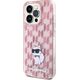 Karl Lagerfeld Karl Lagerfeld KLHCP15XHNCMKLP iPhone 15 Pro Max 6.7" różowy/pink hardcase Monogram Choupette