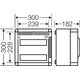 Hensel Rozdzielnica modułowa hermetyczna natynkowa 2 x 12 IP65 Mi 81220 (HPL00024)